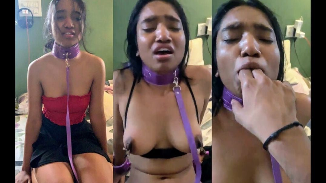 INDIAN SKINNY NRI GIRL BDSM FINGERING HER MOUTH & FUCKING HARD